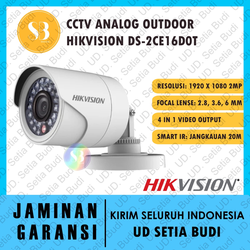 CCTV Analog Outdoor Hikvision DS-2CE16D0T