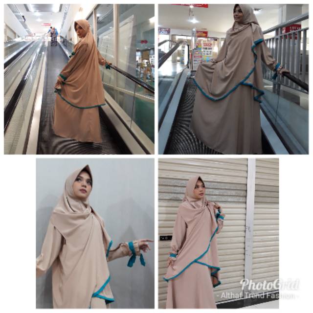 Gamis Khimar 1 set