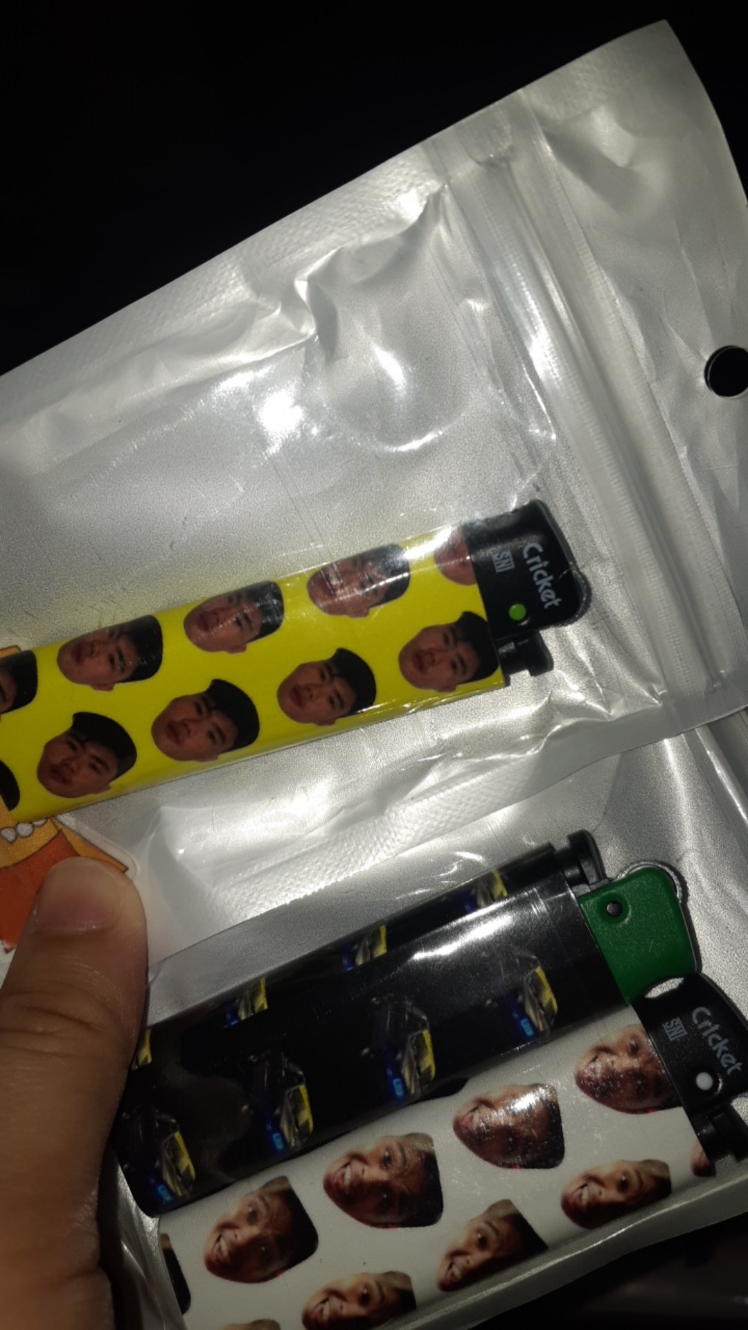 [custome Lighter Cricket] Custome Pattern Face