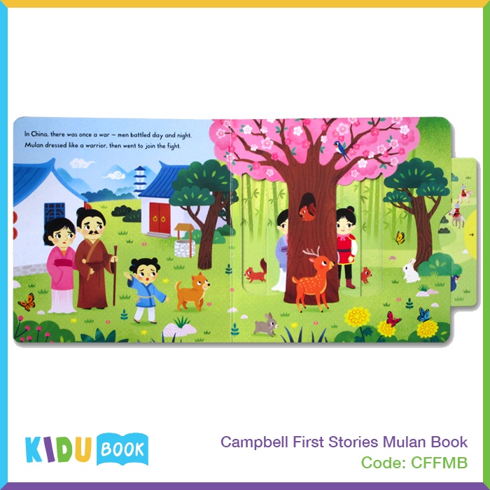 Buku Cerita Bayi dan Anak Campbell First Stories Mulan Book Kidu Baby