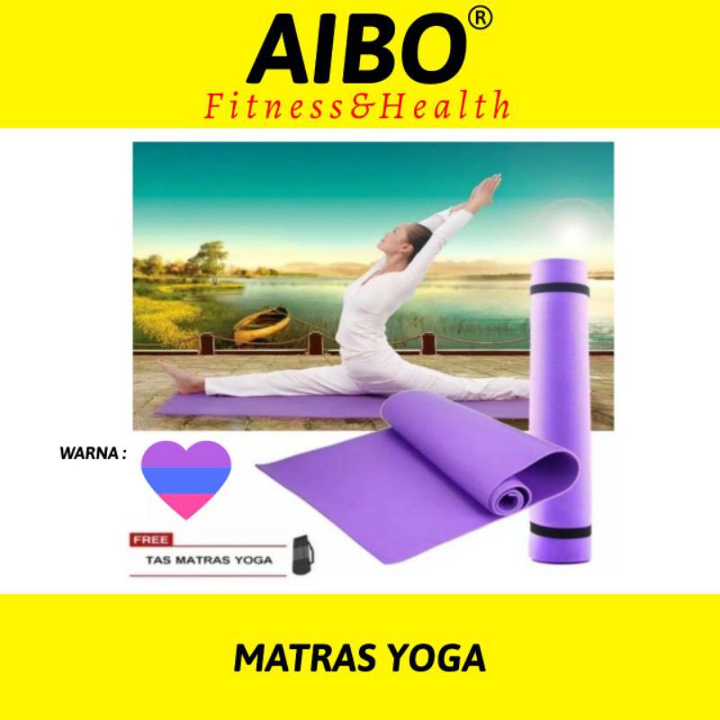 AIBO FITNESS & HEALTH BANJARMASIN - MATRAS YOGA / FREE TAS MATRAS YOGA / Anti Slip