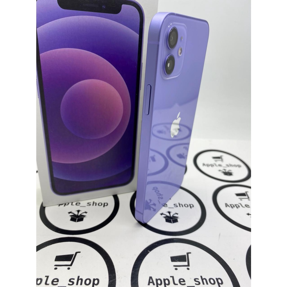 Iphone 12 64gb purple Lcd Original Mulus Original Bukan Refurbish / Rekondisi
