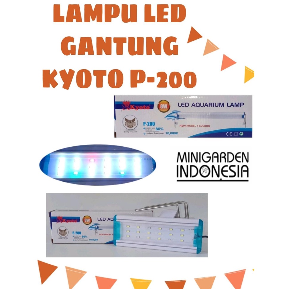 KYOTO P-200 LAMPU LED AQUARIUM LAMPU GANTUNG AQUASCAPE LAMP