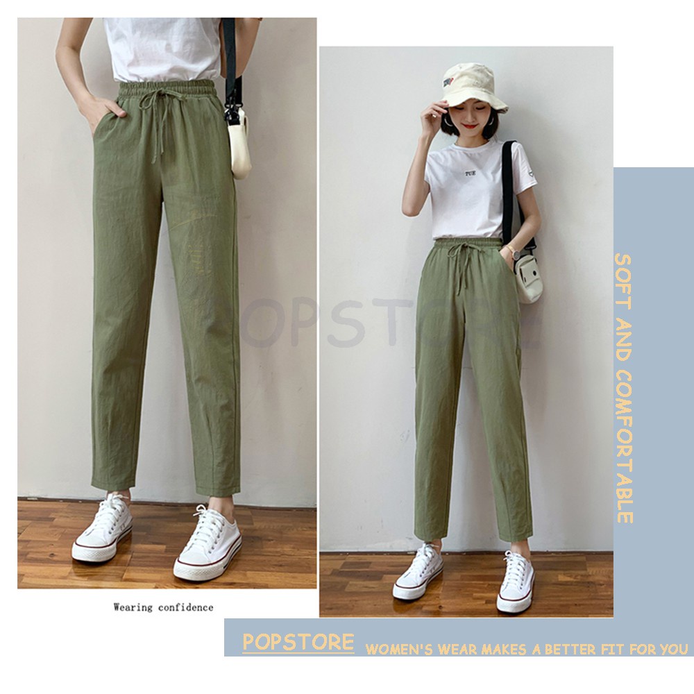 Dream Celana Panjang Wanita Import Women Trousers Highwaist Fashion Korea