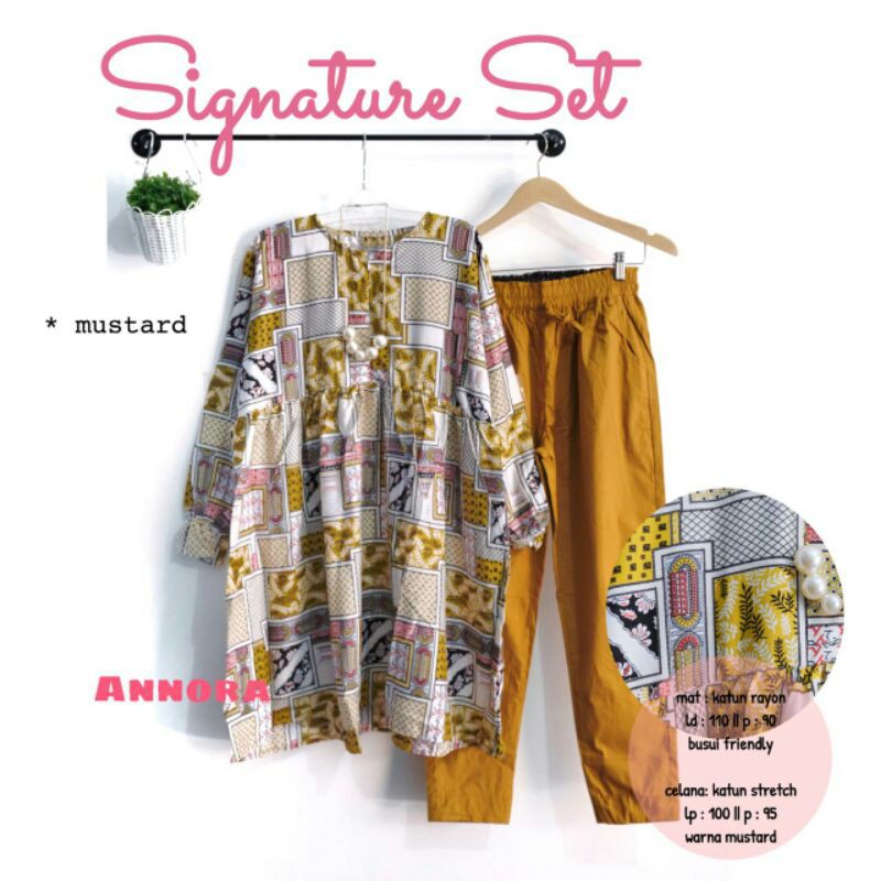 Setelan Wanita Signature Set by Annora