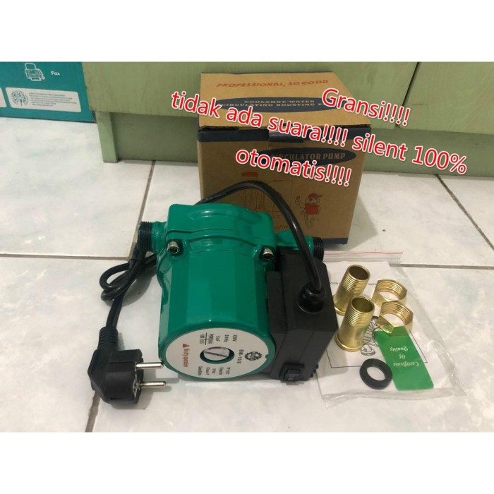 MAXPUMP BM-15/9 Pompa Booster 100 Watt 220Volt Silent Pendorong Pompa Dorong Auto Water Heater Termurah