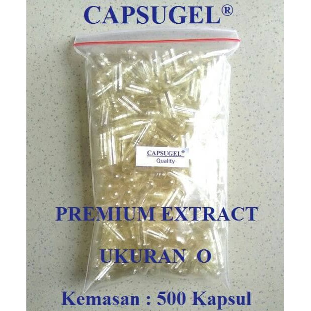 Jual Kemasan 500 Capsugel Kapsul Kosong 0 Natural Ukuran 0 Kapsul 0 Bening Murah