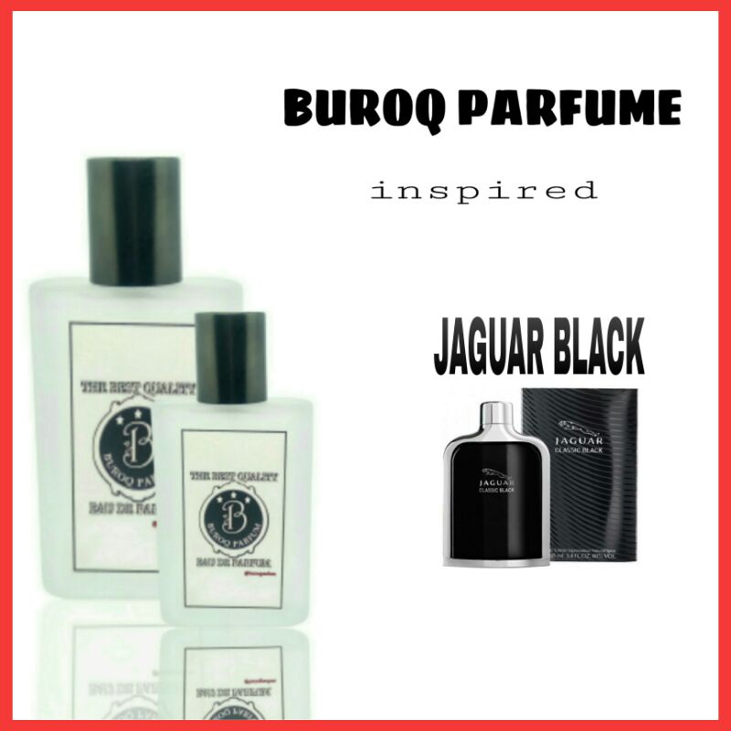 BUROQ PARFUM JAGUAR BLACK PARFUME PRIA TAHAN LAMA MURAH AROMA SEGER ELEGAN