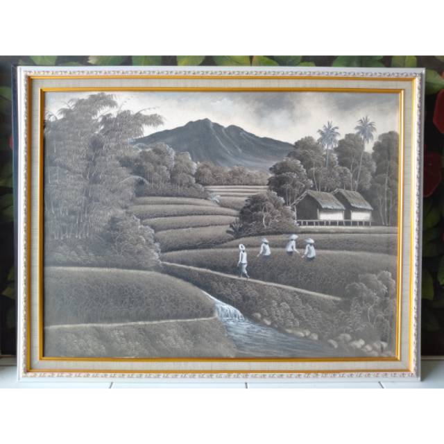

LUKISAN PEMANDANGAN ASLI LUKIS TANGAN UKURAN 60 × 80 CM