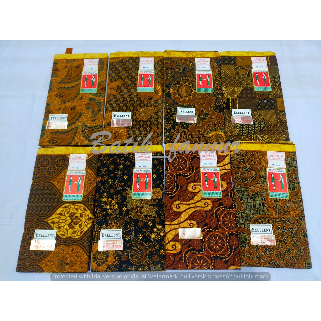 Jarik Panjang Batik ADRM Soloan Tapih Salaman Motif Sogan Pekalongan