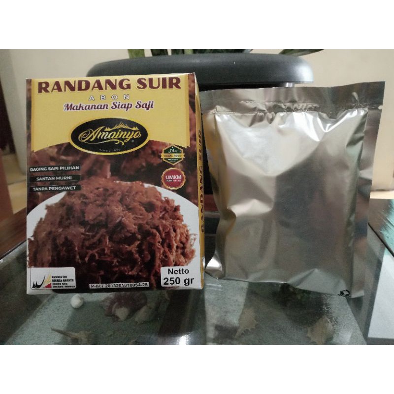 

Rendang Suir AMAINYO Makanan Siap Saji .PO