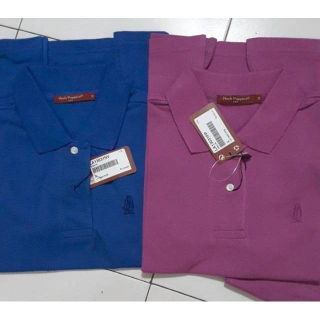  HUSH  PUPPIES  ORIGINAL ASLI Kaos  Tshirt Polo  Wanita  Dewasa 