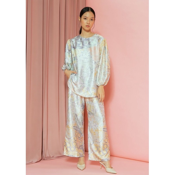 sarah set, yura top, nusantara series buttonscarves x vone official