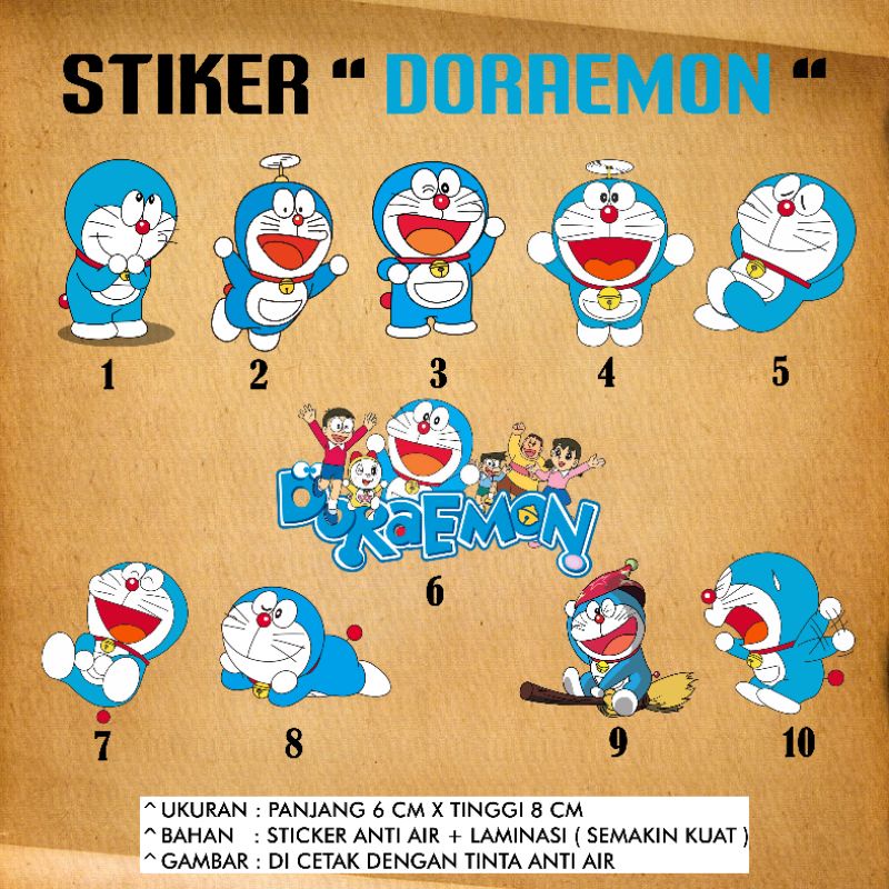 

Stiker Doraemon Setiker doraemon Stiker doraemon motor Sticker Doraemon Lucu Tahan Air