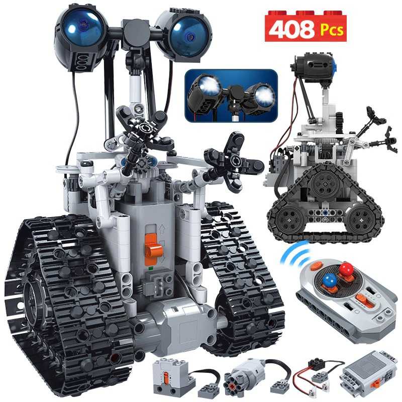 GIJ - ZKZC Building Blocks Mainan Remote Control Robot 408PCS