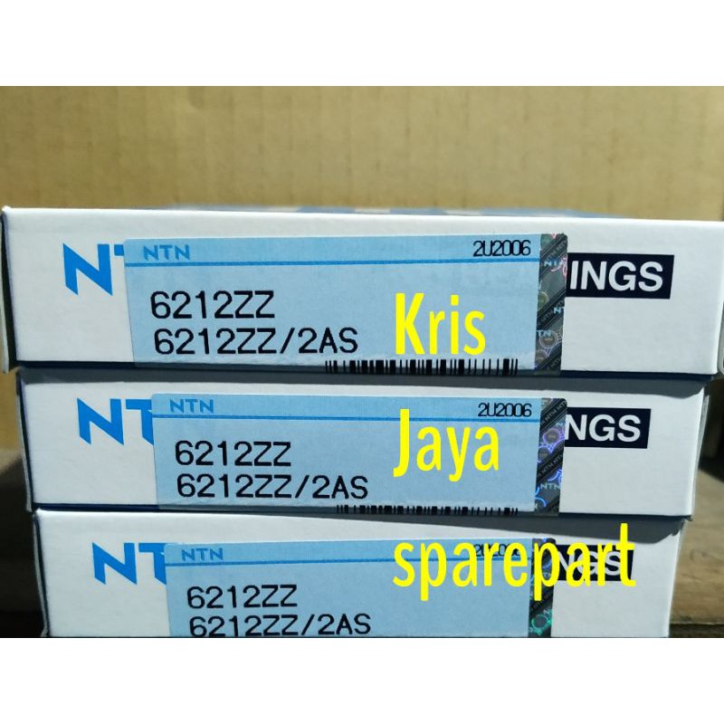 bearing 6212 zz merk ntn japan