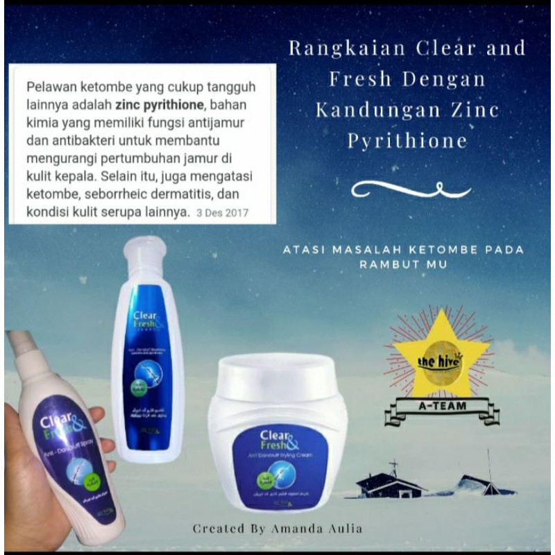 Shampoo Anti Ketombe Clear & Fresh by My Way
