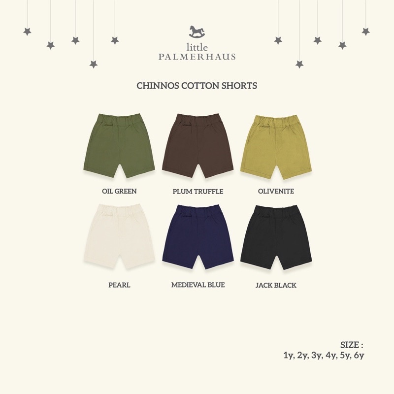 Little Palmerhaus CHINOS Cotton Shorts / Celana Pendek Anak