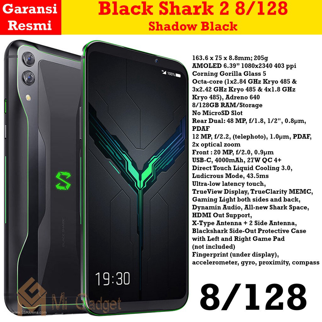 Blackshark 2 Black Shark 2 Skywalker 8/128 Garansi Resmi | Shopee Indonesia