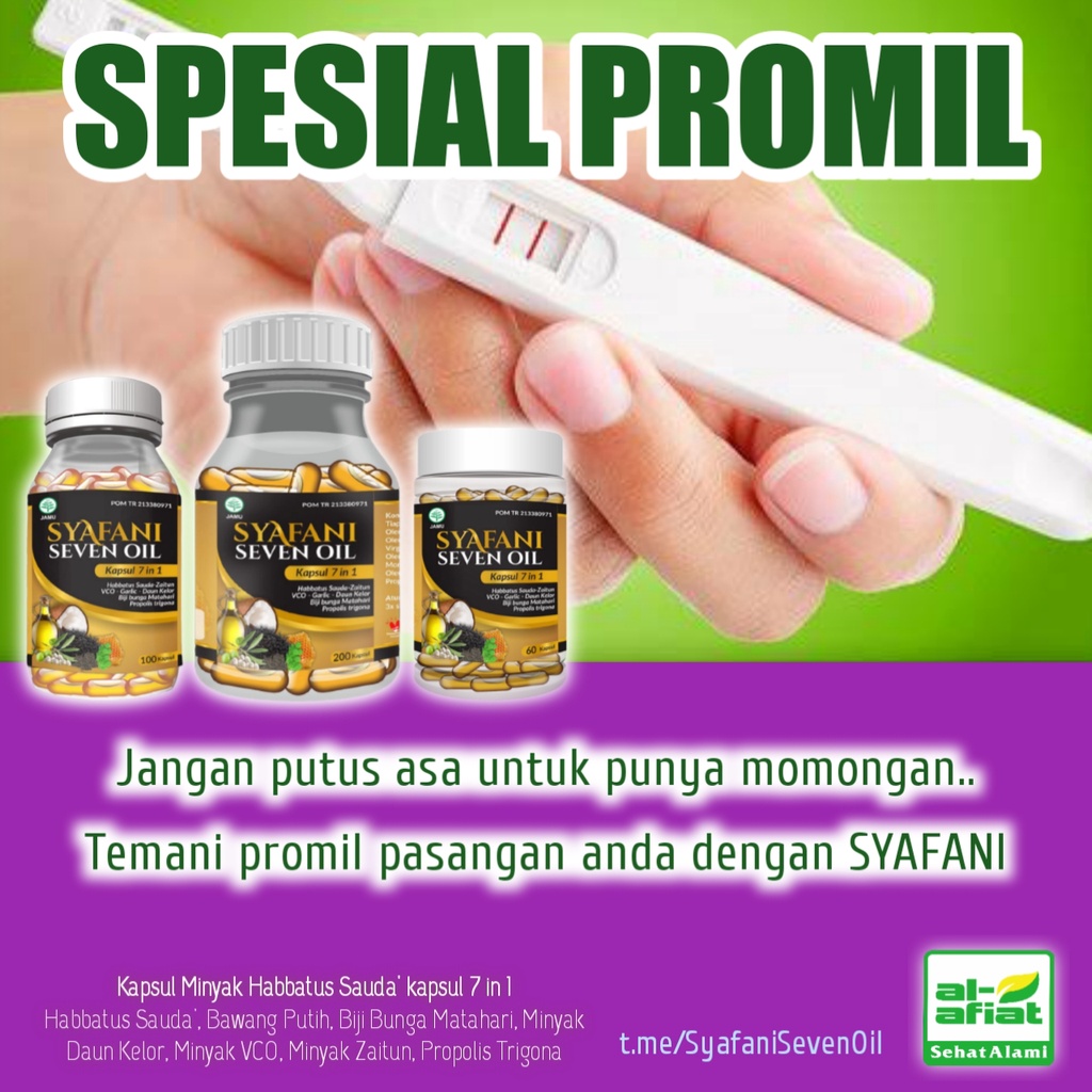 Syafani Seven Oil Habbatussauda Promil / Habatussauda Propolis Trigona / Habbatusauda Promil