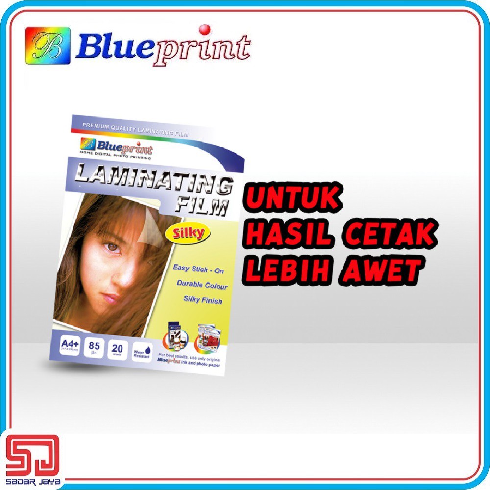 Blueprint Laminating Film Silky Doff Laminasi A4 Matte