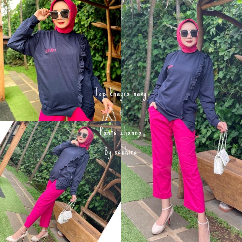 KAOS SABHIRA ORIGINAL TERBARU TERMURAH / SET SABHIRA