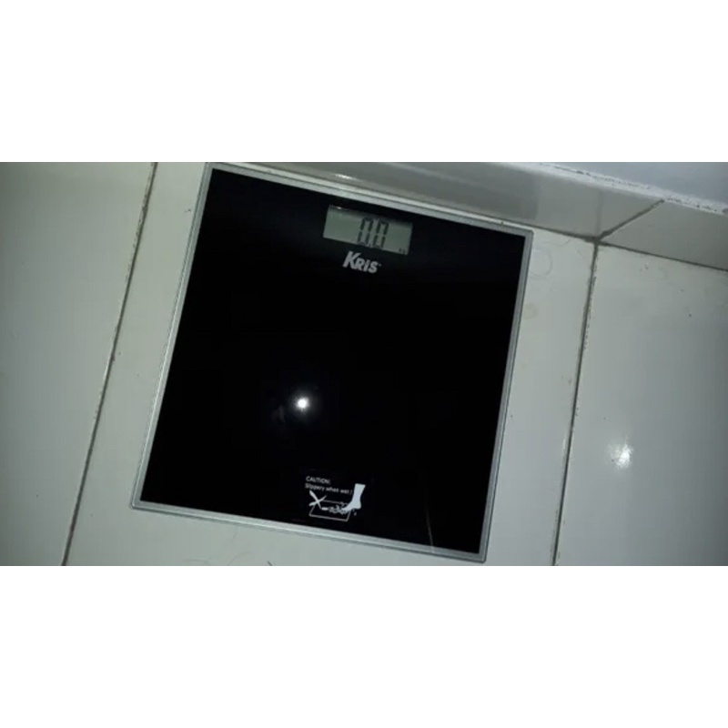 KRIS TIMBANGAN BADAN DIGITAL EB9460 PUTIH&amp;HITAM/ACE ELECTRONIC PERSONAL SCALE WHITE/ACE TIMBANGAN BADAN DIGITAL