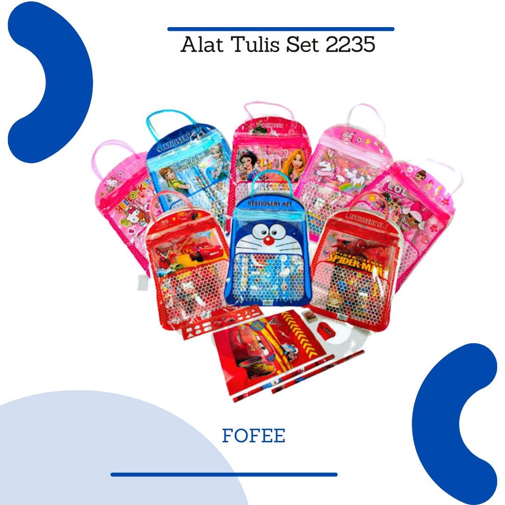 Paket Alat Tulis Anak 2235 / Stationery Set TAS / Set Alat Tulis