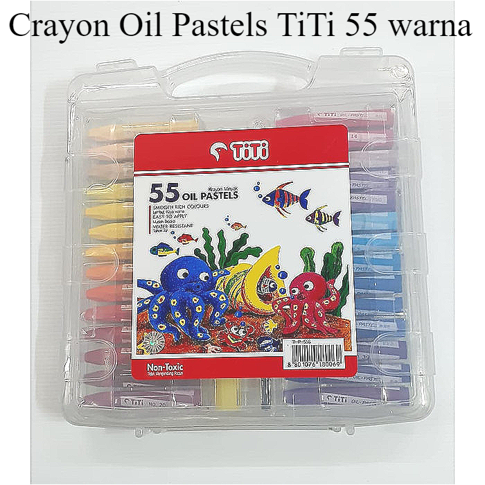 

CRAYON OIL PASTEL TITI 55 WARNA | STATIONERY | ATK | KRAYON