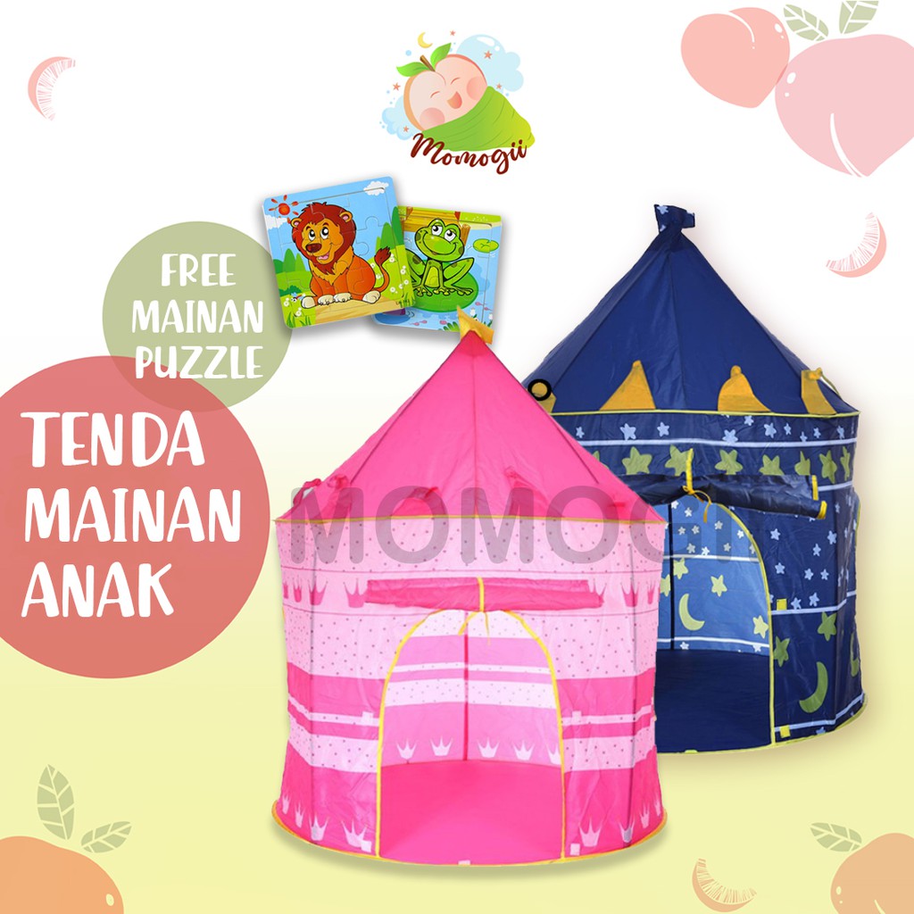  Tenda  Mainan  Anak  Bentuk Castle Praktis Bisa Dibawa Kemana 