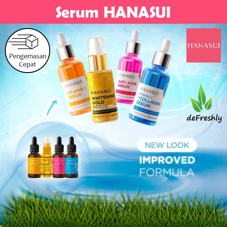 HANASUI - Serum Wajah | hanasui serum gold, serum vitamin C, serum anti acne, power serum