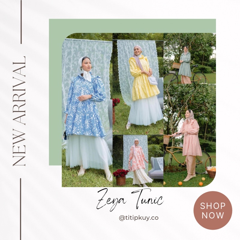 Zeya Tunic by Haideeorlin