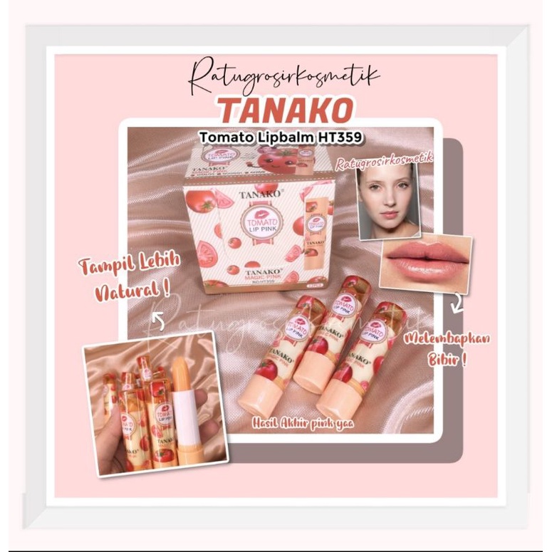 [PER BOX] LIP BALM TANAKO MAGIC LIP PINK TOMATO NO.HT359