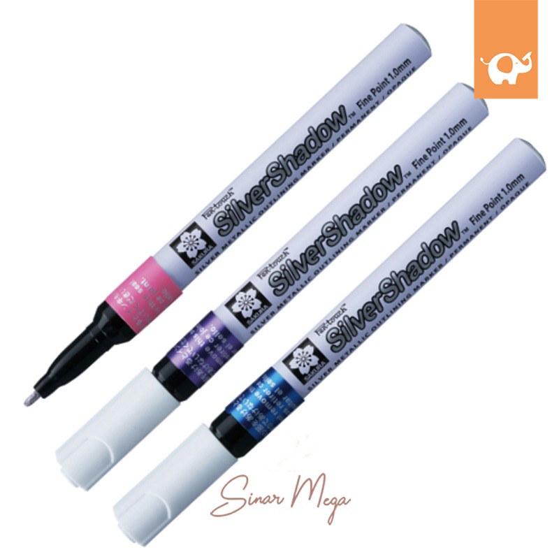 

Sakura Pen Touch Silver Shadow tipe XPMK