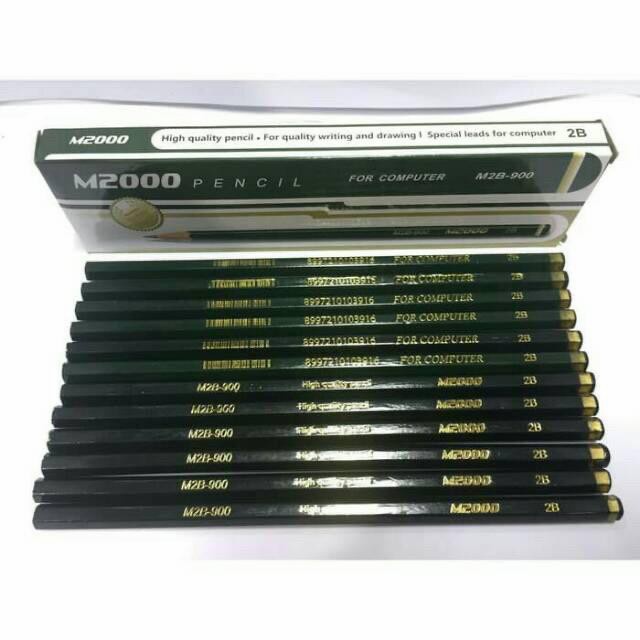 

A012-1 pcs pensil m2000 2b Satuan Ecer