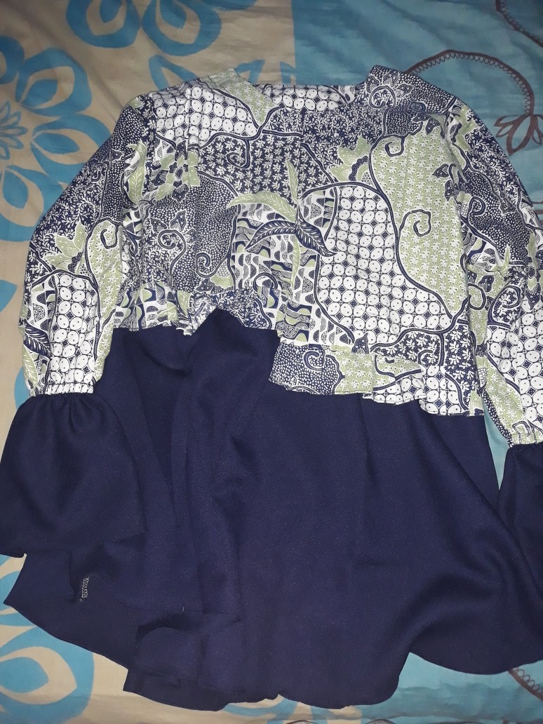 Baju Batik Wanita Modern Monalisa Genes M,l,xl Asli Pekalongan