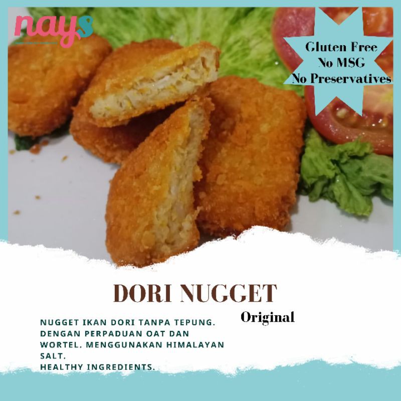 

NUGGET IKAN DORI ORIGINAL / DORI NUGGET / TANPA TEPUNG TANPA MSG TANPA PENGAWET / FROZEN FOOD
