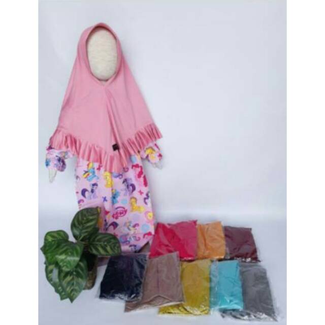 Jilbab kiara all size 2-5thn bahan jersey crepe