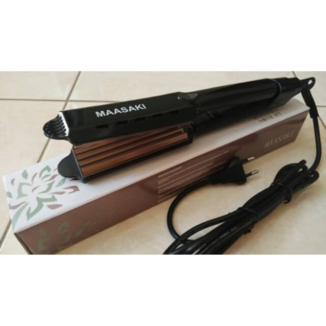 Catok baba crimper 863 MAASAKI/ catok pengembang rambut plat zigzag developer rambut