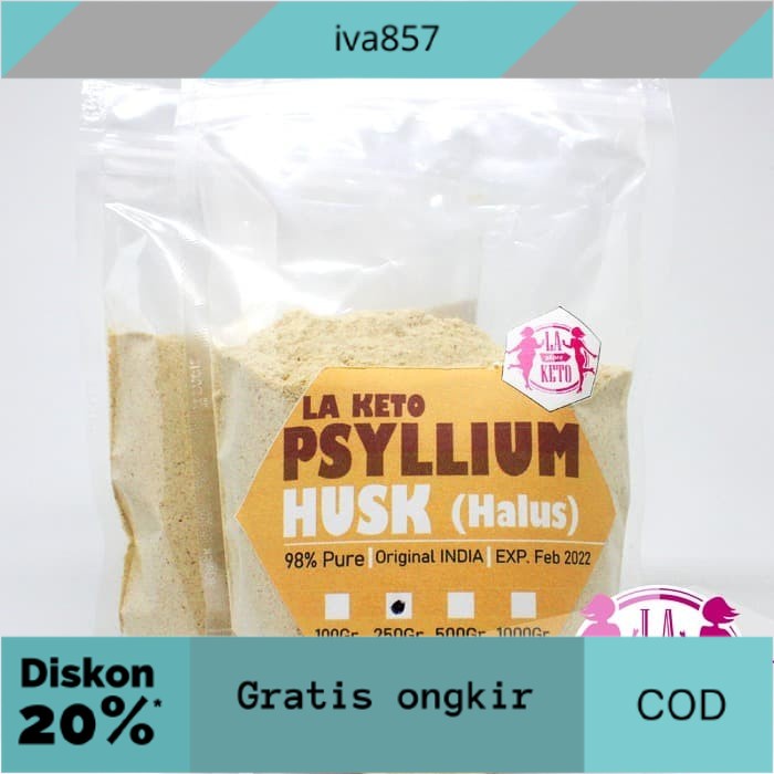 

PROMO PSYLLIUM HUSK HALUS 250GR GRATIS ONGKIR