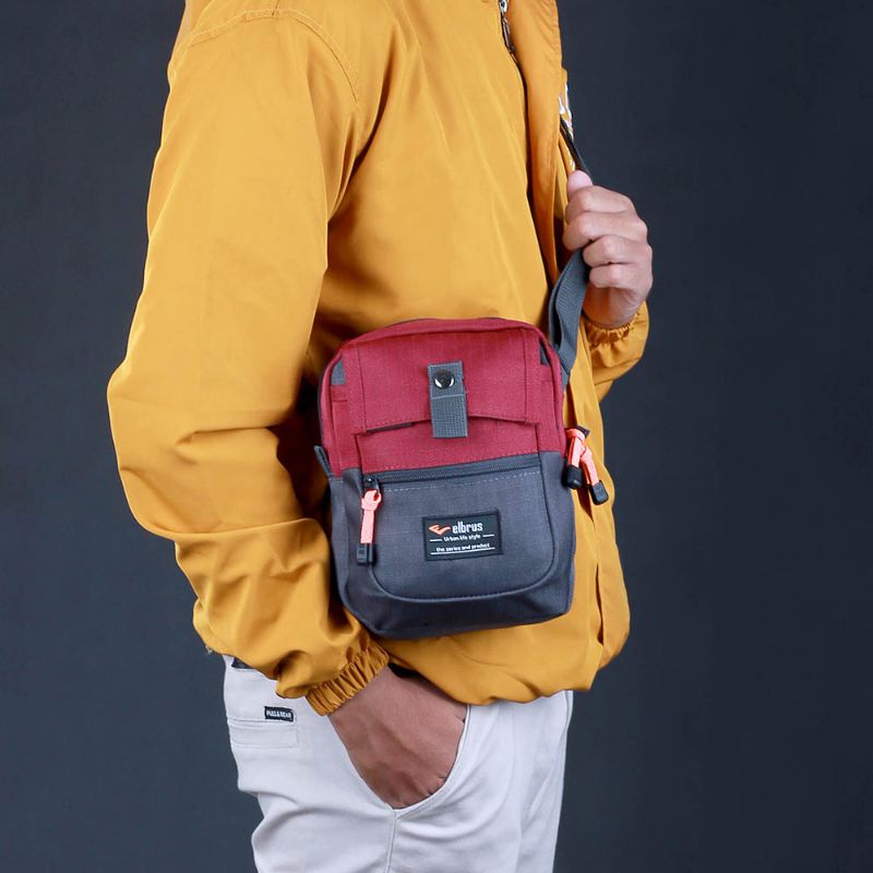 Original - Tas Salempang Pria Selempang Slingbag Mini Cowo Promo Termurah COD Tourer Shoulder Bag