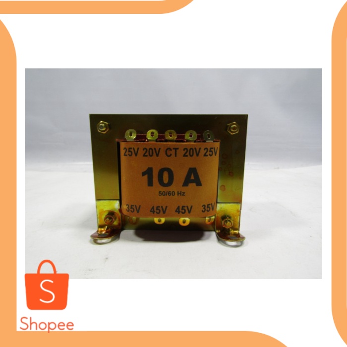 trafo 10A ct 45v merk orient tembaga murni murah bagus onderdil 6Zept
