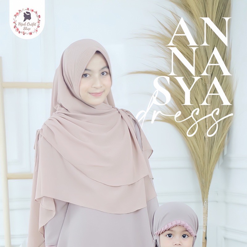 Annasya dress couple ibu anak