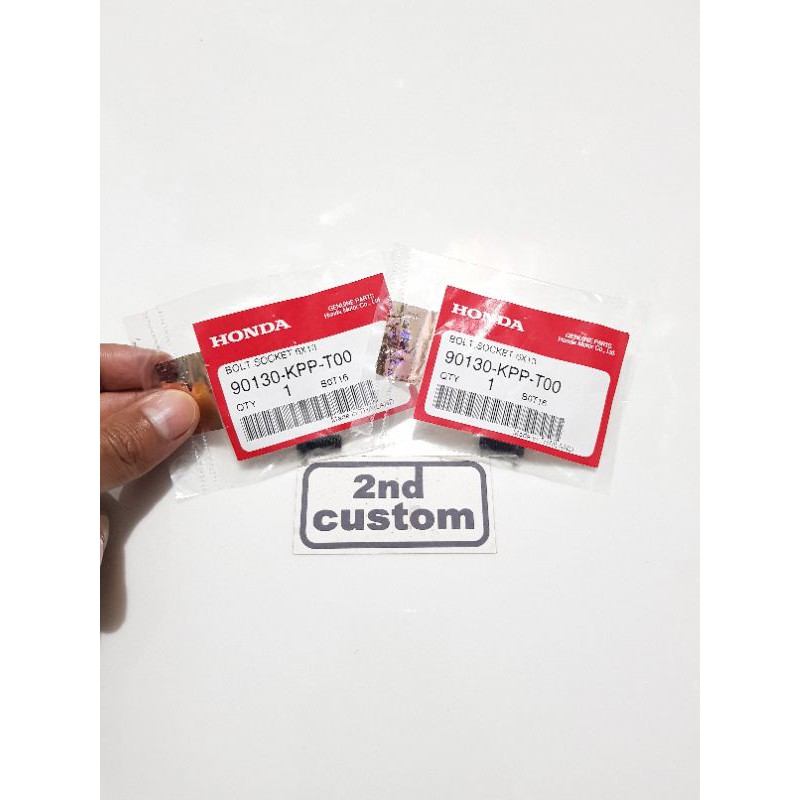 Baut L kecil dudukan spion set Honda CBR 250 R old Thailand CBR250 RR sepasang bolt socket mirror