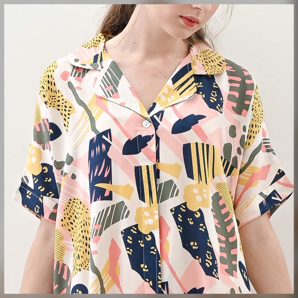 Yoko Nightdress - Sleepwear Daster-Safari