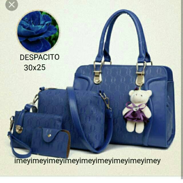 RLY68 Tas Wanita Desvacito Tas Selempang Wanita Fashion-Tas 4IN1 tanpa boneka