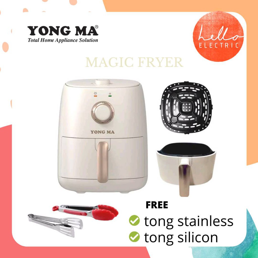 MAGIC FRYER / AIR FRYER YONG MA YMF 101 PENGGORENG TANPA MINYAK 2,4 L
