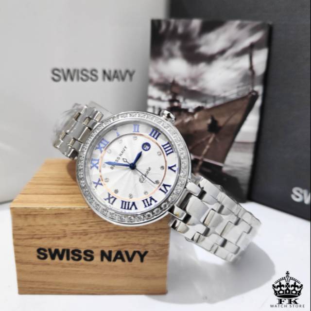 SWISS NAVY SN-8347 ORIGINAL Jam Tangan Wanita SWISS NAVY Analog