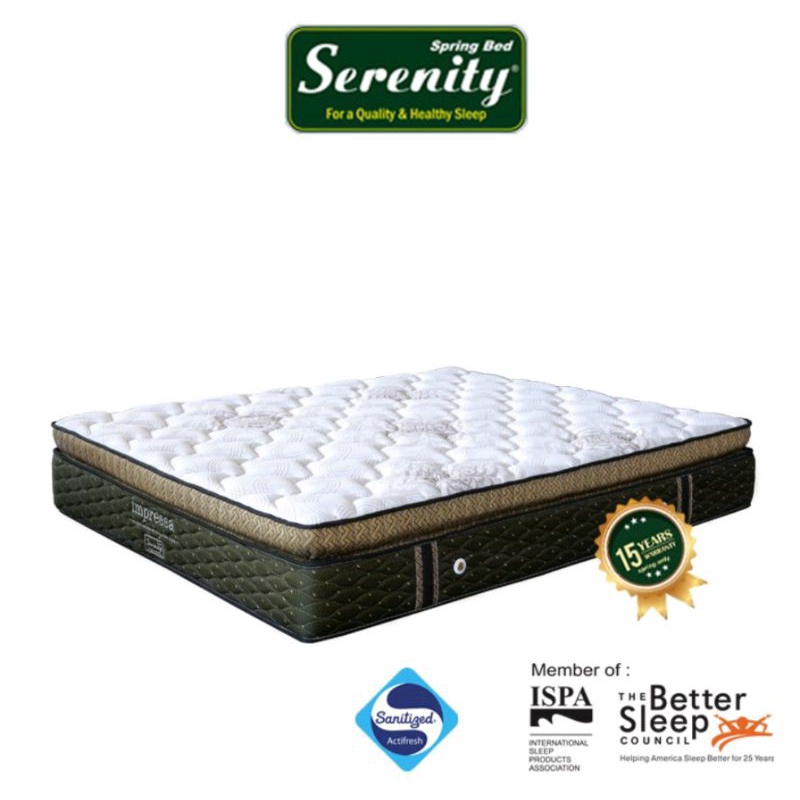 Kasur Springbed Serenity Impresa Pocket Latex (No.1)