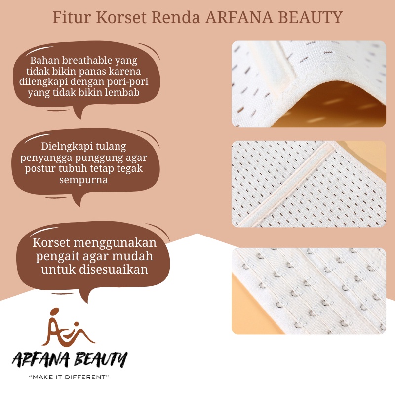 Korset Pelangsing Pengecil Perut Buncit Wanita Madein Original Pembakar Lemak Tubuh Kwalitas Premium